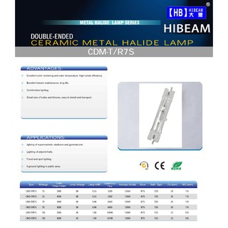 HQI-TS 70W、MH 150W複金屬雙頭燈泡 雙端複金屬 R7S複金屬