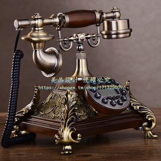 歐式仿古電話機古董復古電話機創意家用美式座機 ASAE