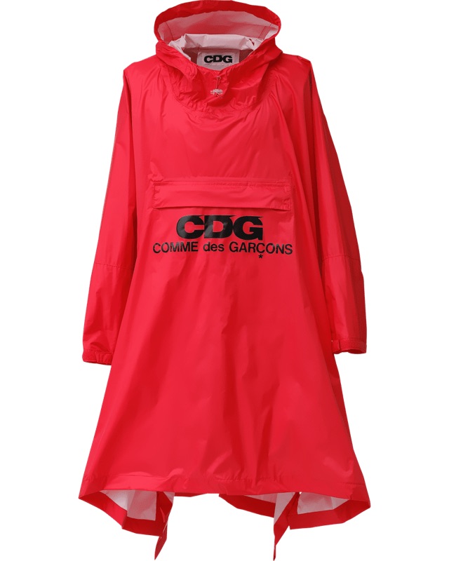 cdg rain jacket