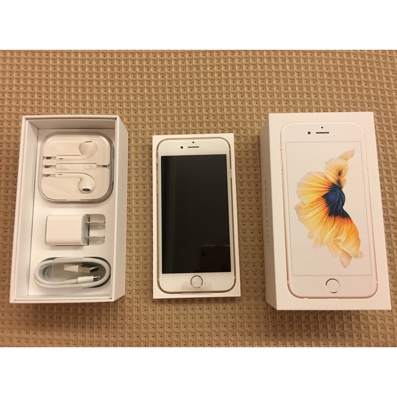 蝦皮最低價！全新 Iphone 6s 128G 金色 空機 台積電處理器