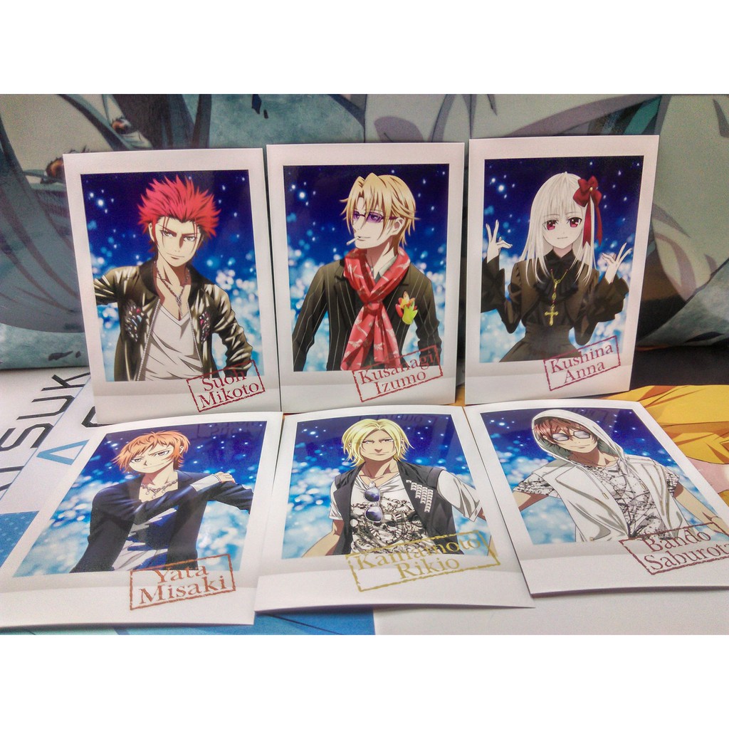 現貨 9 22更新 日版動畫k 拍立得吠舞羅尊草薙安娜鎌本坂東八田 蝦皮購物