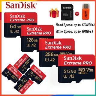 記憶卡Micro SD 512gb Sandisk A2 Extreme Pro 256gb 128gb 16 32 6