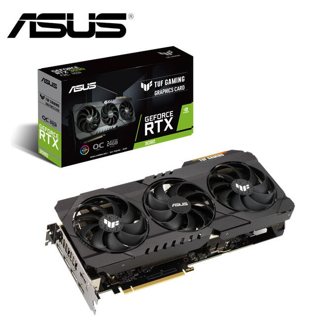 ASUS 華碩TUF GeForce RTX™ 3090 O24G GAMING 顯示卡