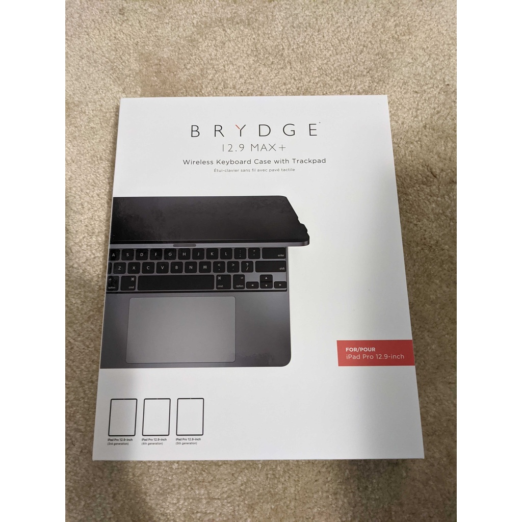 Brydge 12.9 max+ 觸控板藍牙磁吸鍵盤 適用2020/2021 iPad Pro 12.9吋 全新有現貨