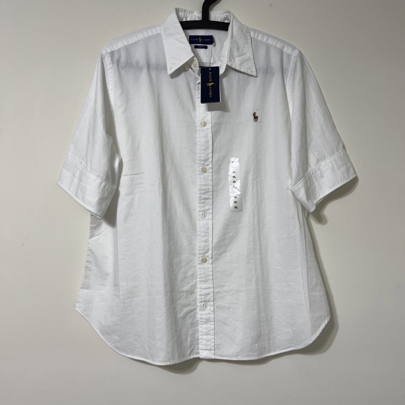 《全新》polo Ralph Lauren 短袖白襯衫