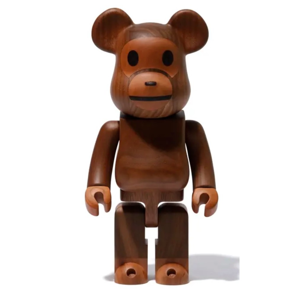 BAPE x Be@rBrick x KARIMOKU 400% 木頭公仔