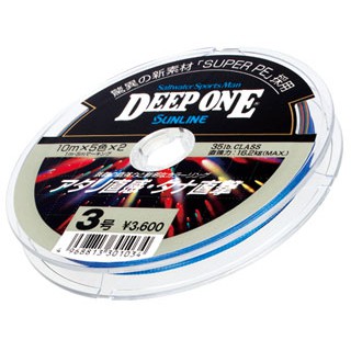 🌊沖繩釣具🌊 SUNLINE DEEP ONE 五色 PE 漁線 100m 3/4/5/6號