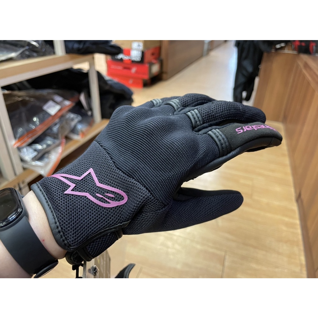 NA MOTO Alpinestars 女款 女用 COPPER GLOV 手套 透氣手套  黑/黑紫 可觸控 歡迎採購