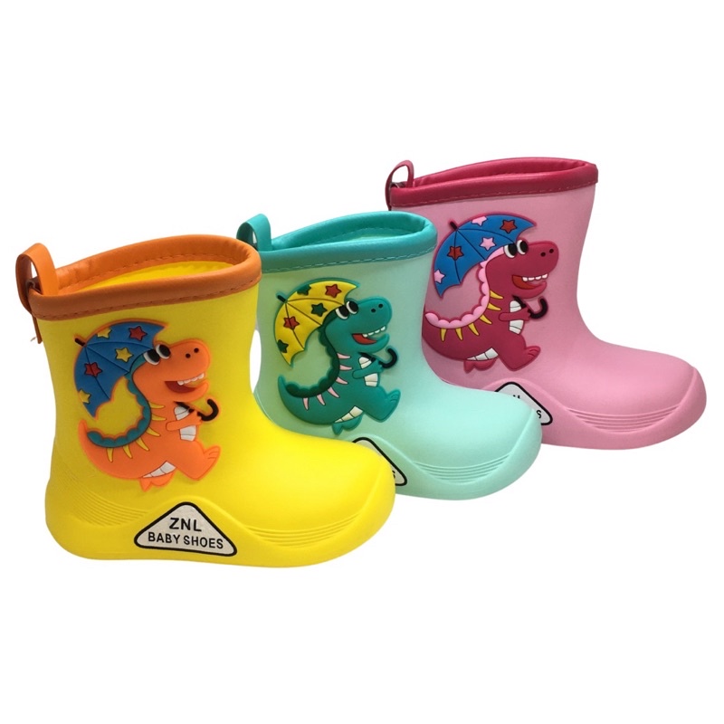 超輕量兒童雨鞋（小恐龍款）A6288