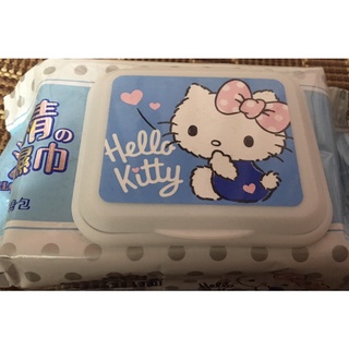 Hello Kitty 酒精 抗菌柔濕巾(加蓋30抽)