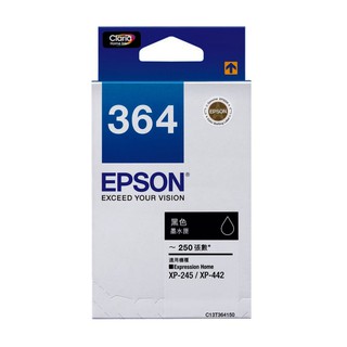 T364150 NO.364 EPSON 原廠黑色墨水匣 XP-245 / XP-442