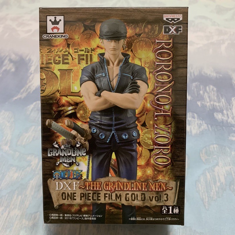 日空版 金證 航海王 海賊王 DXF THE GRANDLINE MEN GOLD vol.3 黃金城 索隆 ZORO