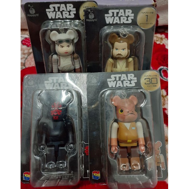 全新未使用 STAR WARS 星際大戰 BE@RBRICK 庫柏力克熊 一番賞 吊飾 公仔(年代久遠)