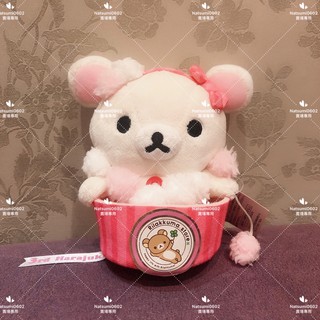 「日本帶回 」Rilakuma 拉拉熊-小白熊 爆米花款