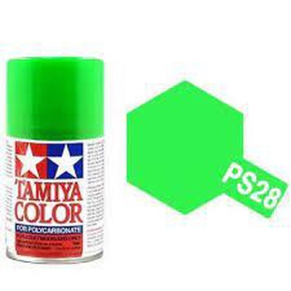 好棒棒模型屋 田宮 TAMIYA 86028 PS28 螢光綠色 噴漆 100ml