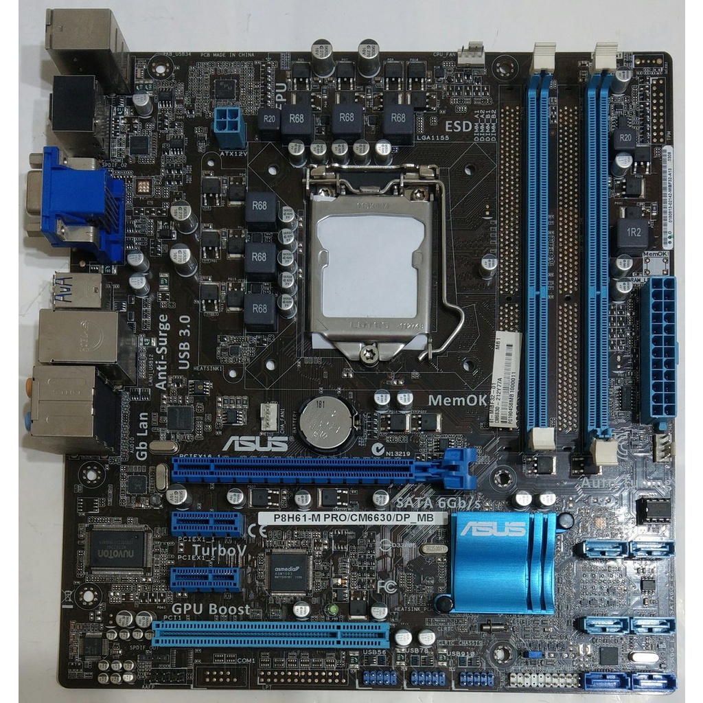 華碩 ASUS 桌機 CM6630 主機板 P8H61-M PRO (Intel 1155 腳座)