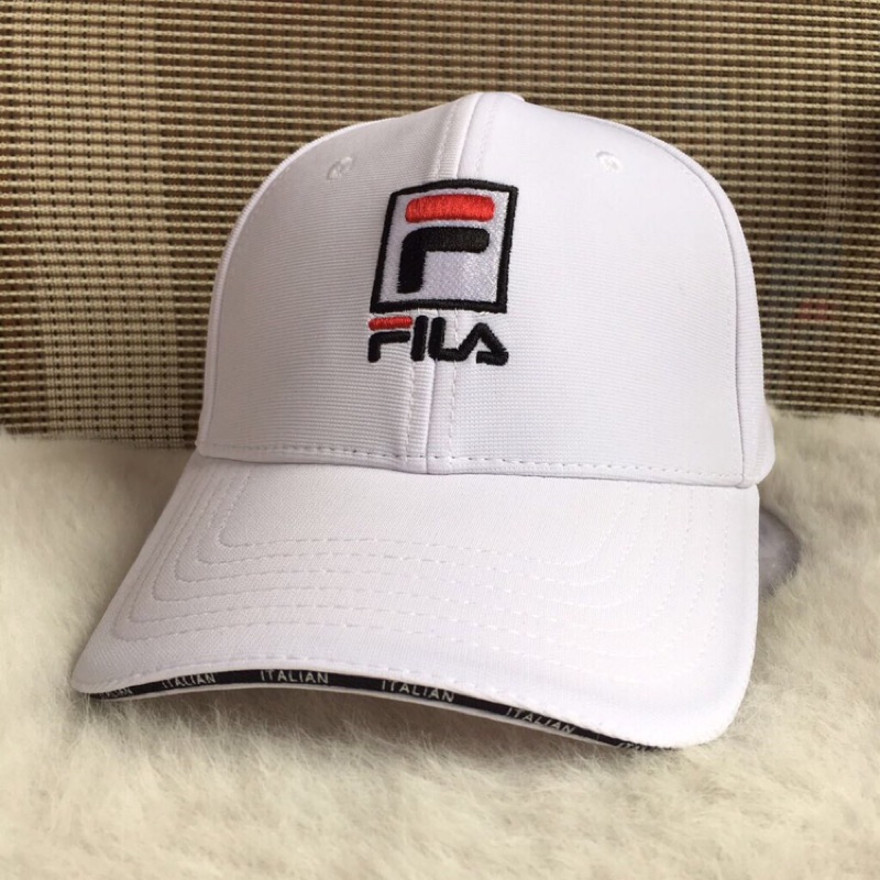 潮流 斐樂 FILA  平沿帽 帽子 鴨舌帽 刺繡 防曬帽 棒球帽 情侶 彎帽 老帽 鴨舌帽