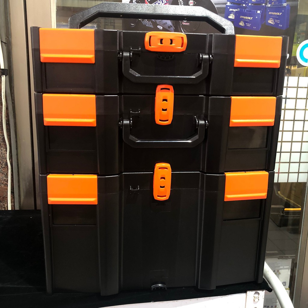 百利世panrico 全新到貨耐撞工具箱三層工具箱烏龜車工具車 蝦皮購物