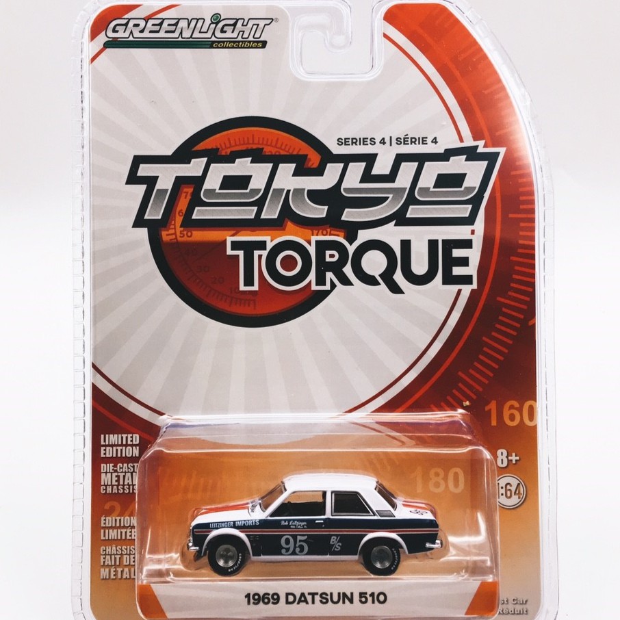 Greenlight 1/64 綠光 日本車 1969 DATSUN 510