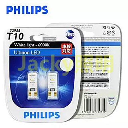 Jacky照明-正品 飛利浦PHILIPS T10 W5W-12958 White light-6000K白光LED