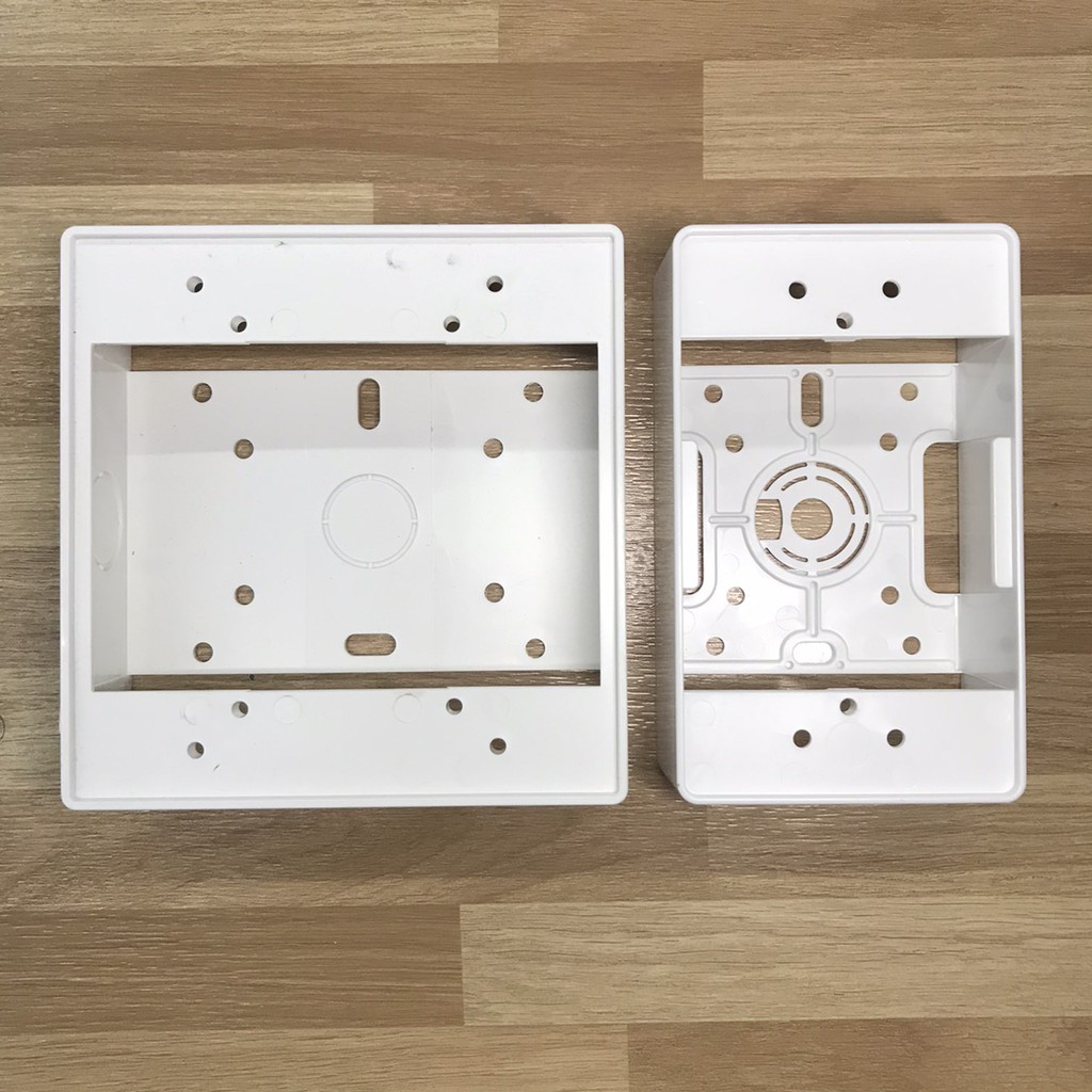 白色一聯明盒 1P / 2P 明盒 電工器材 一聯明盒 1連塑膠盒 電料 水電 明BOX 開關盒 PVC BOX