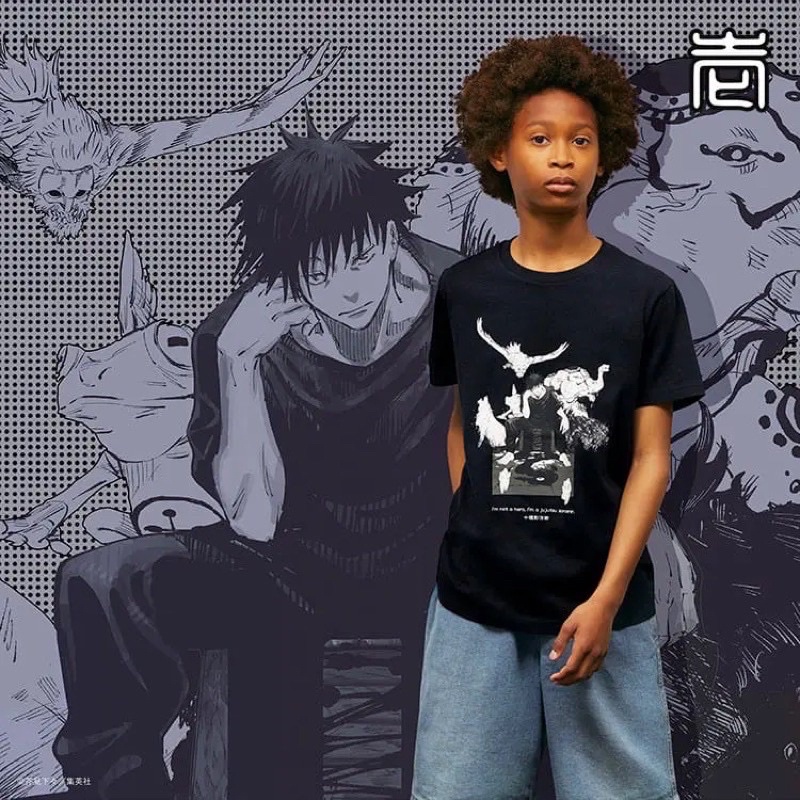 UNIQLO  咒術迴戰 上衣 短T T恤 虎杖 伏黑 五條