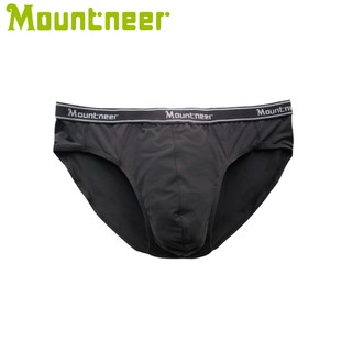 【Mountneer 山林 男 排汗三角內褲《黑色》】11K83-01/透氣內褲/排汗內褲/四角褲/三角褲/悠遊山水