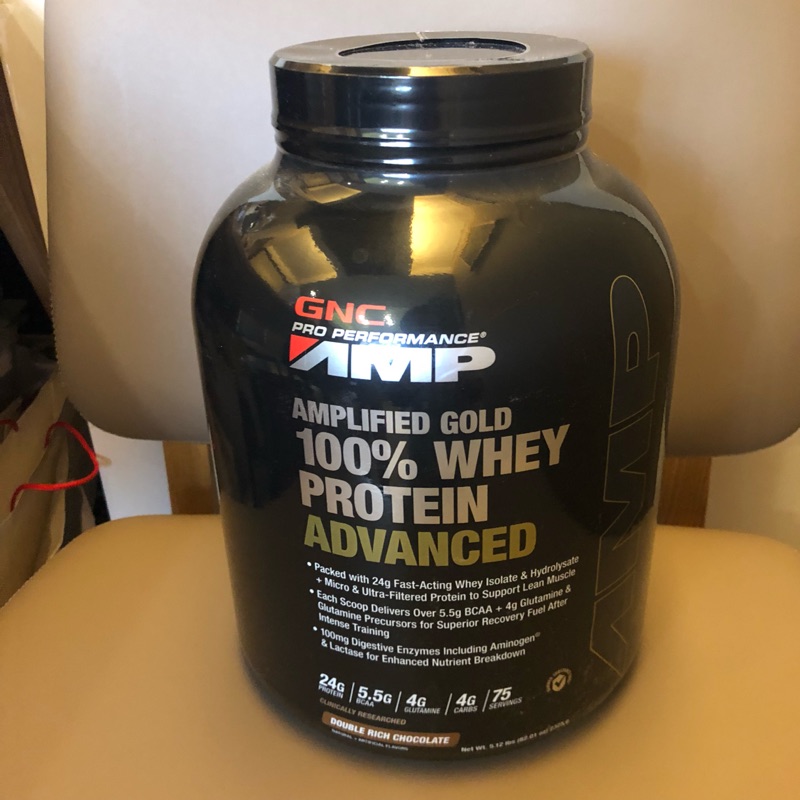 GNC  AMP 乳清蛋白 高蛋白 極速飲品 巧克力口味