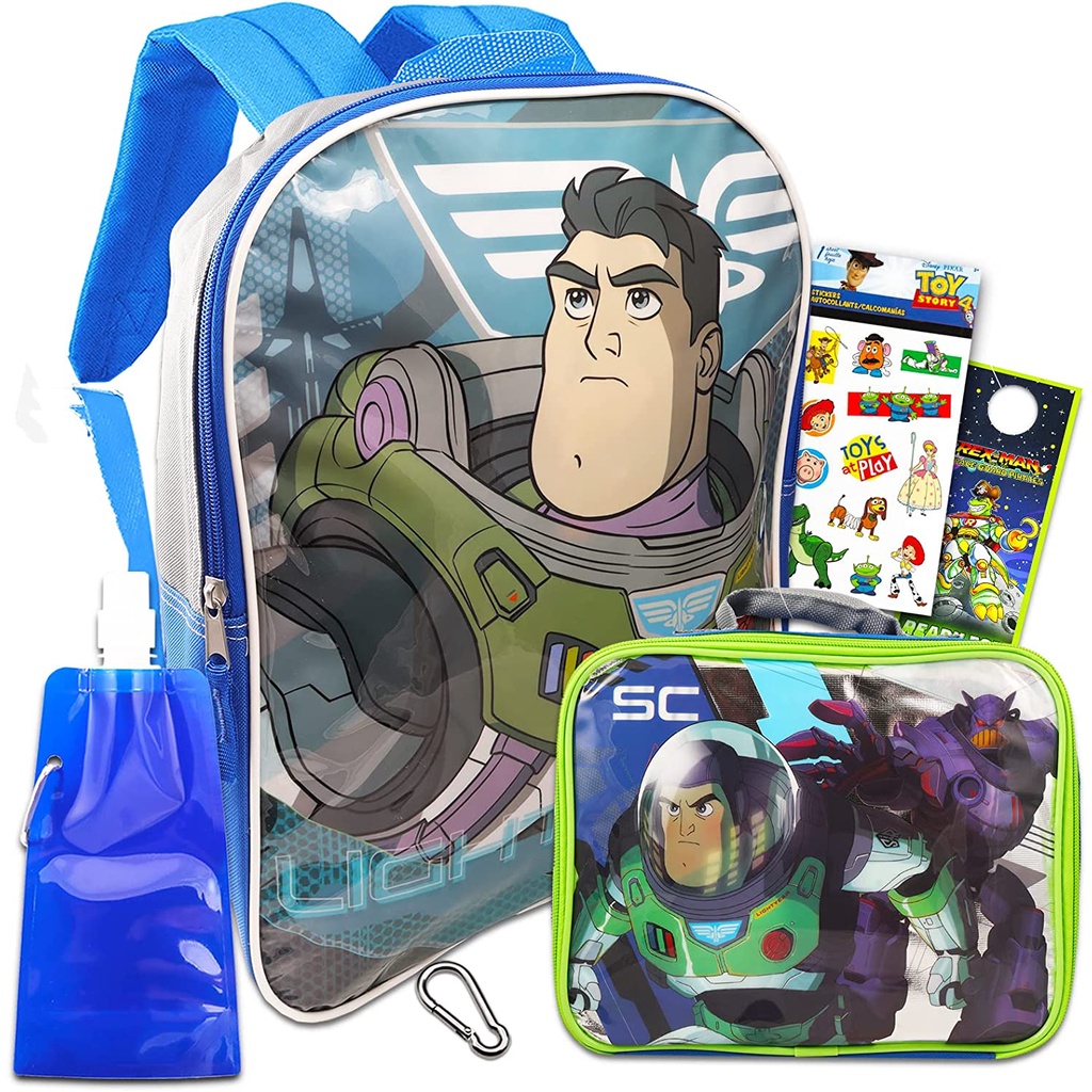 預購❤️正版❤️美國迪士尼  玩具總動員 巴斯光年 後背包 書包 含午餐袋 札克 Buzz Lightyear