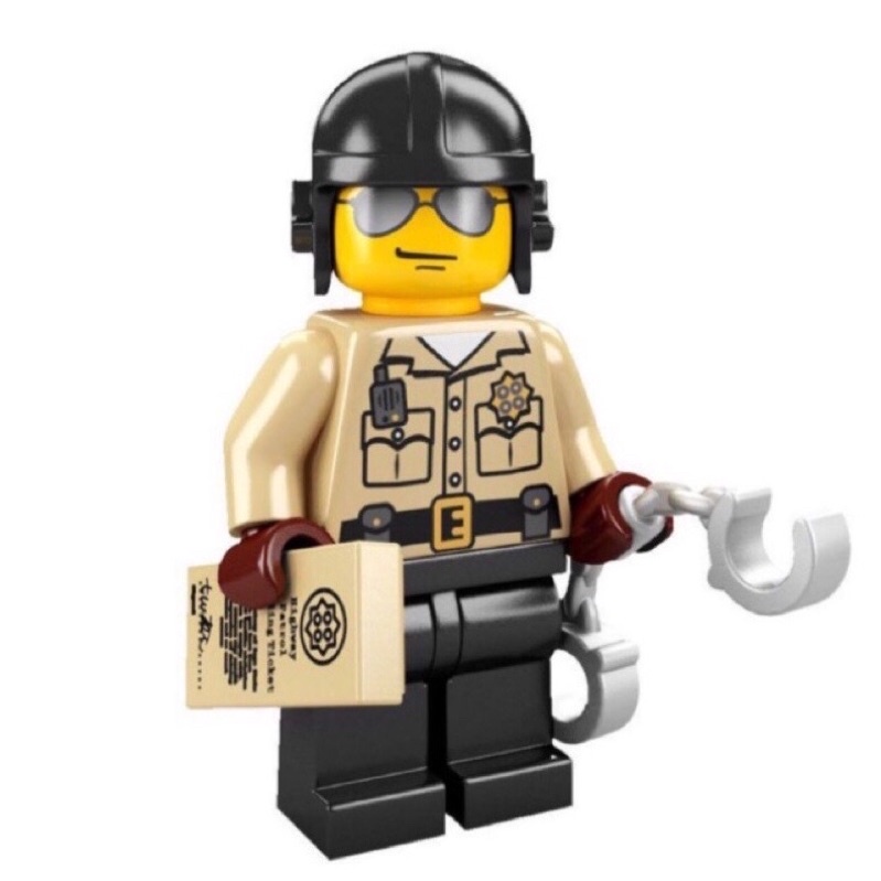 LEGO 樂高 8684 人偶包 第2代 6號 警察 交通警察
