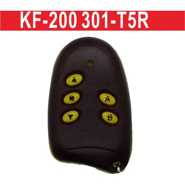 {遙控器達人}KF-200 301-T5R 滾碼遙控器 發射器 快速捲門 電動門搖控器各式搖控器維修 鐵捲門搖控器 拷貝