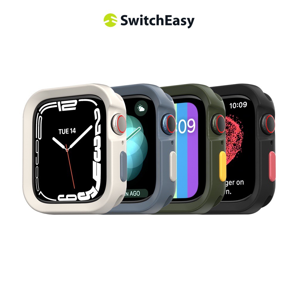 SwitchEasy 美國魚骨 Apple Watch 9 Colors保護殼9/8/7/6/5/4全尺寸 蝦皮直送
