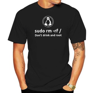 棉 T 恤編程器程式設計編碼器男士上衣 T 恤 Linux Root Sudo Funy T 恤健身高級布