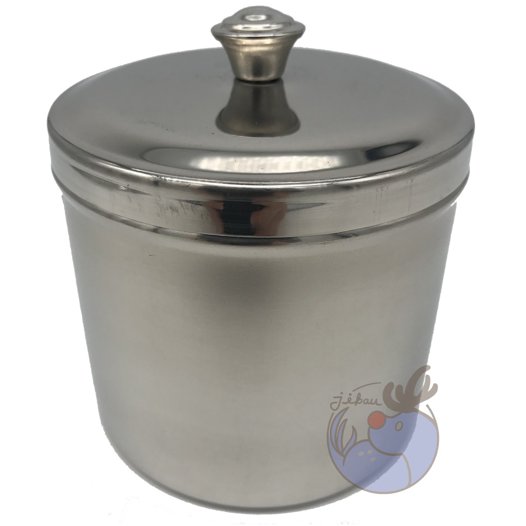 【銅人大大】不鏽鋼棉花罐 304不鏽鋼 台灣製 收納罐 不鏽鋼罐 鐵罐 含蓋