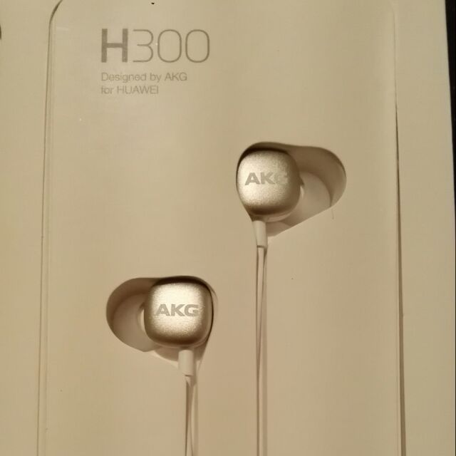 AKG H300 金色線控耳機，Mediapad M3 平板與harmoni kardan合作的高音質耳機