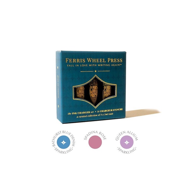 FERRIS WHEEL PRESS摩天輪鋼筆墨水/ 多倫多時尚區系列/ 5ml/ 小電池分裝3入組 eslite誠品