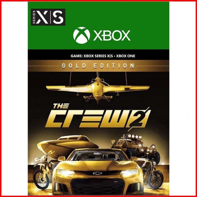官方序號 中文黃金版xbox One Series S X 中文版飆酷車神2 The Crew 2 飆酷車神 蝦皮購物