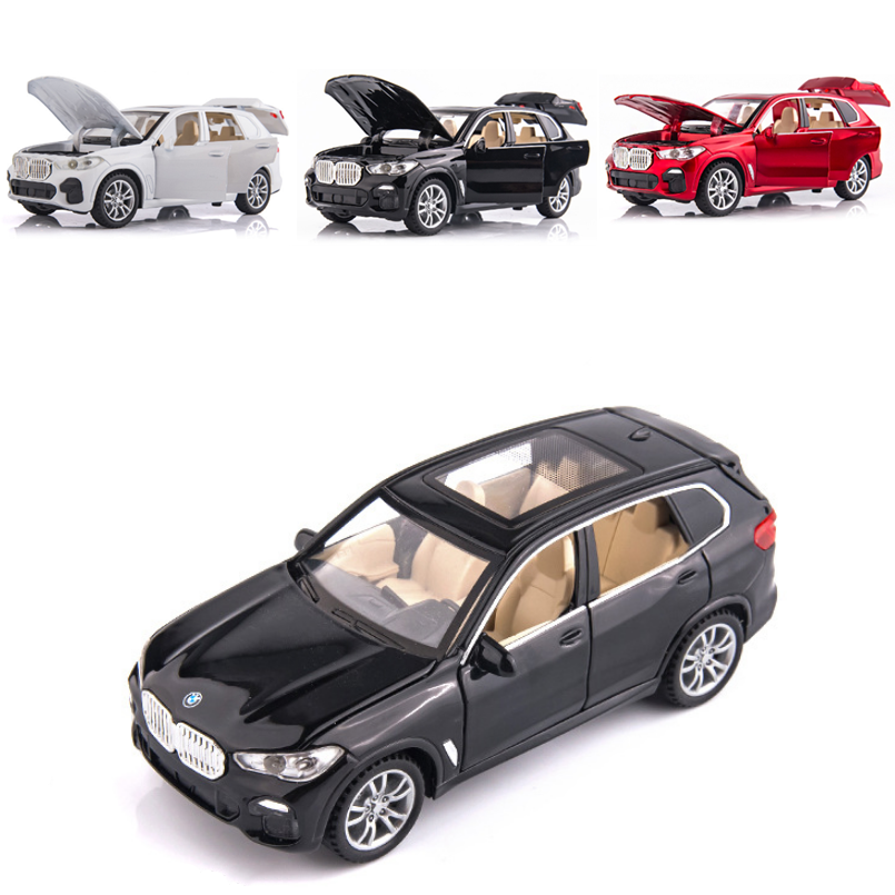 BMW 1:32寶馬x5合金車模聲光迴力收藏壓鑄車兒童汽車玩具