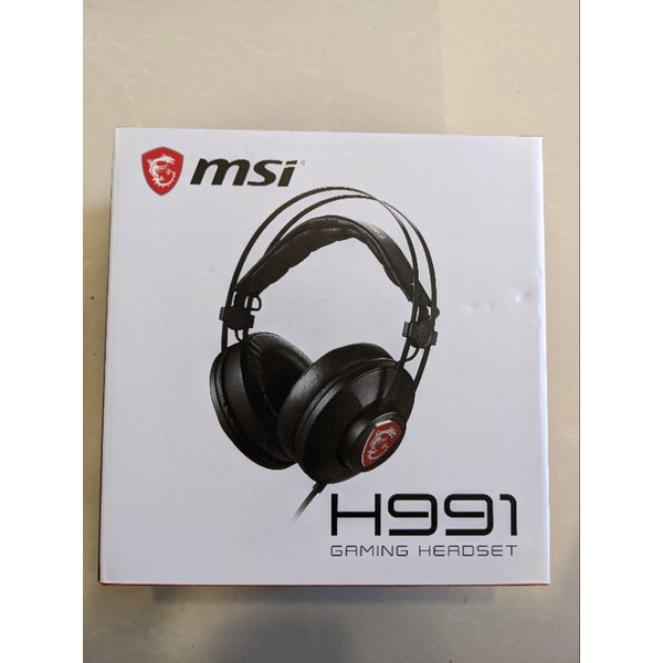 msi 耳機 麥克風 H991全新