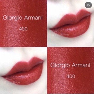 GIORGIO ARMANI BEAUTY迷你版奢華訂製緞光水唇膏（色號＃400）迷你版