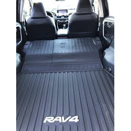 2019~2020 Toyota 美規 原廠 RAV4 五代 後車廂 全地形 防水墊 + 椅背保護墊