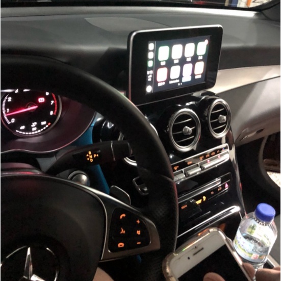 台中到府安裝【賓士】BENZ 賓士加裝無線Carplay W205 GLC GLA CLA  原廠專車專用款 無故障碼