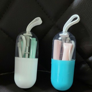 膠囊造型矽膠吸管1入