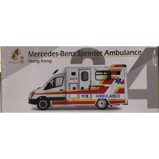 Tiny 微影 #340賓士 Benz Sprinter 救護 合金 小車