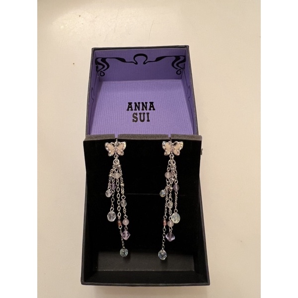 ANNA SUI 真品  夾式耳環 附百貨公司購買收據