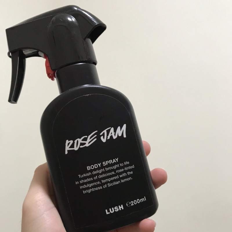 lush 身體噴霧 玫瑰果醬 香水 rose jam