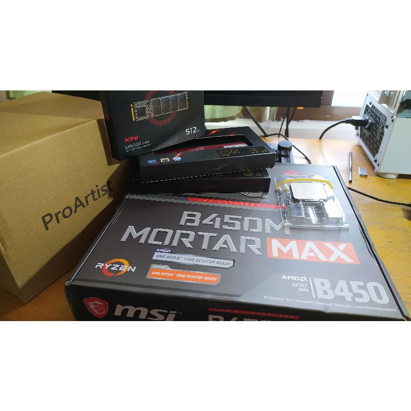 msi b450m mortar max (AM4) 主機板