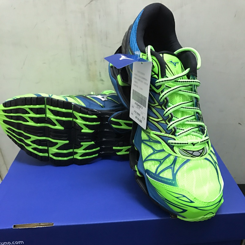 MIZUNO WAVE PROPHECY 7 美津濃 男 慢跑鞋 大八 經典款 (J1GC180005)