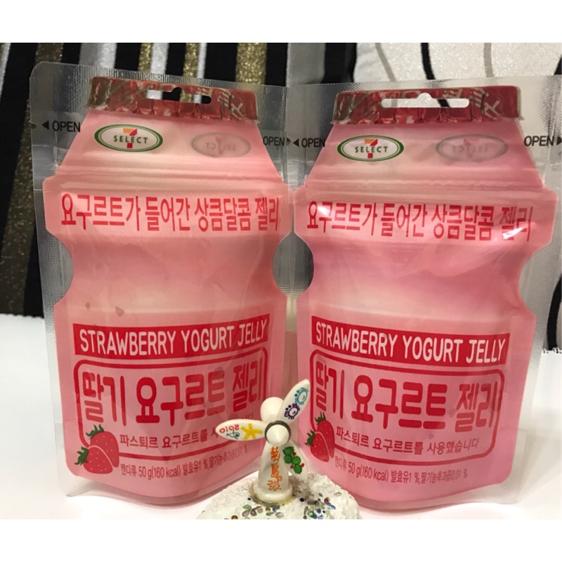 🌟限時特價🌟現貨。韓國🇰🇷7-11 養樂多軟糖50g-草莓