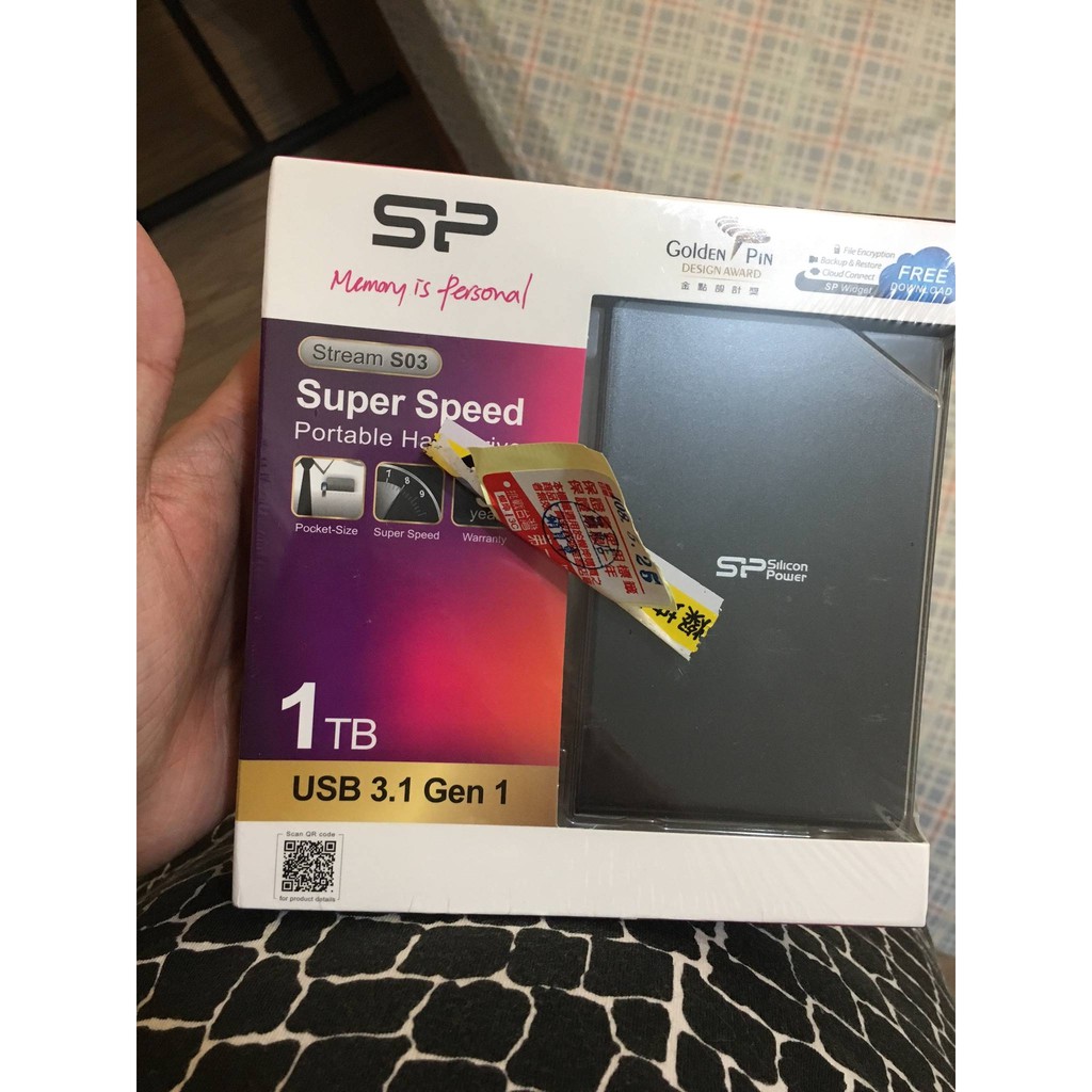 隨身硬碟 1TB 廣穎 SP Silicon Power USB3.1